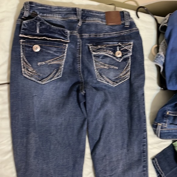 Bootcut dark blue jeans - Picture 2 of 2